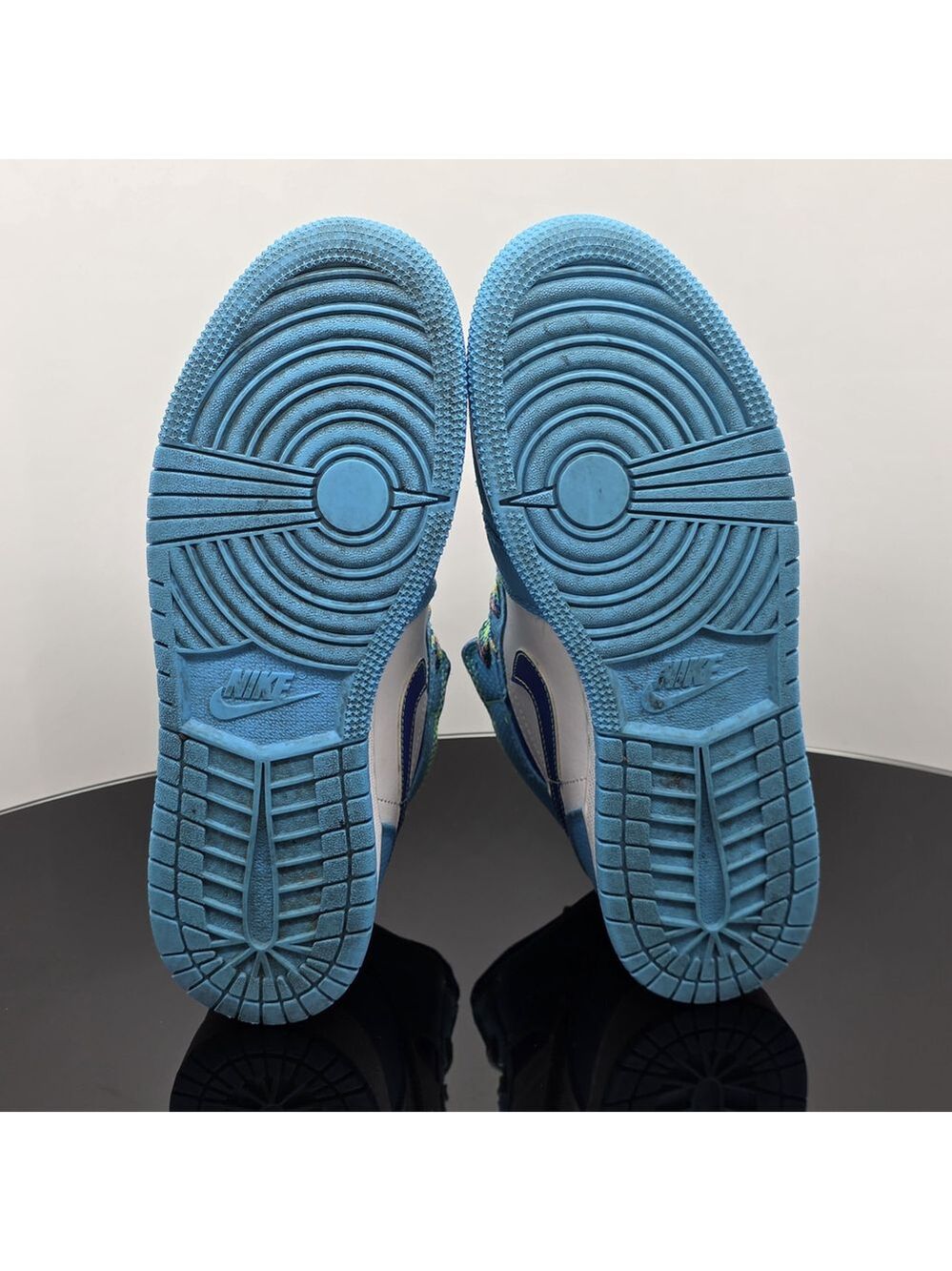 Gorp Jordan 1 Mid SE GS Sprite Blue Youth 7Y UK6 EUR40 DA8010-400 Retro - Picture 8 of 8